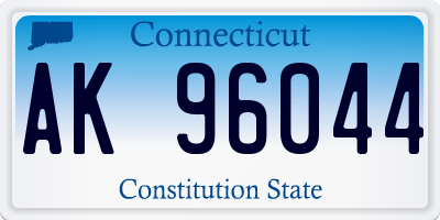 CT license plate AK96044
