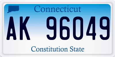 CT license plate AK96049