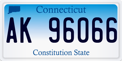 CT license plate AK96066
