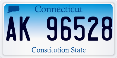 CT license plate AK96528