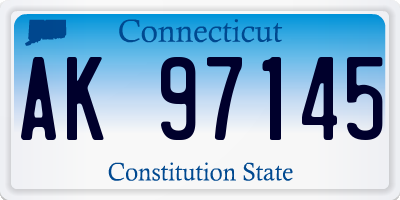 CT license plate AK97145