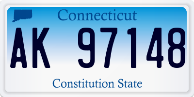 CT license plate AK97148