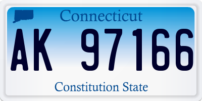 CT license plate AK97166