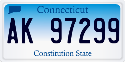 CT license plate AK97299
