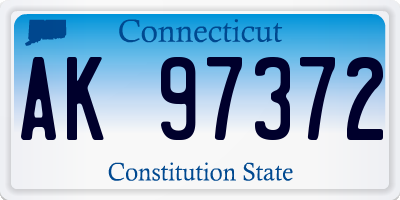 CT license plate AK97372