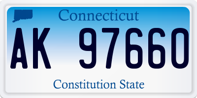 CT license plate AK97660