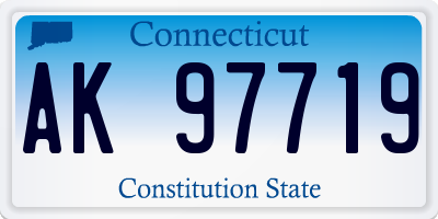 CT license plate AK97719