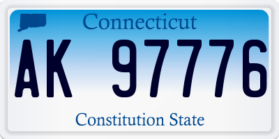CT license plate AK97776