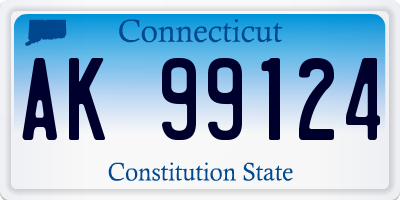 CT license plate AK99124