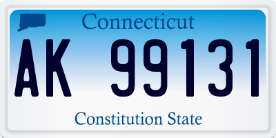 CT license plate AK99131