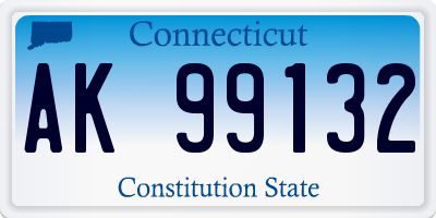 CT license plate AK99132