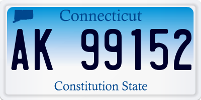 CT license plate AK99152