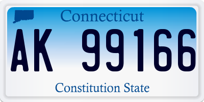 CT license plate AK99166
