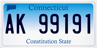 CT license plate AK99191