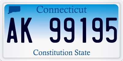 CT license plate AK99195