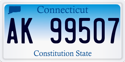 CT license plate AK99507