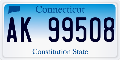 CT license plate AK99508