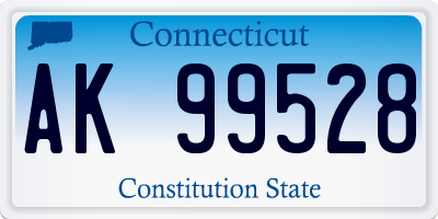 CT license plate AK99528