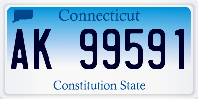 CT license plate AK99591
