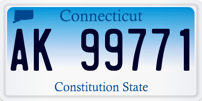 CT license plate AK99771