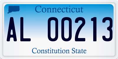 CT license plate AL00213