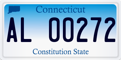 CT license plate AL00272