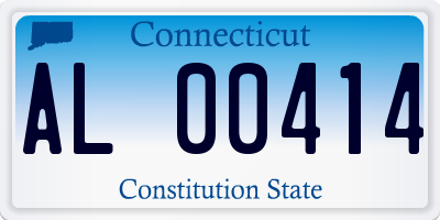 CT license plate AL00414