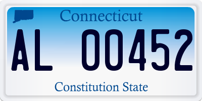 CT license plate AL00452