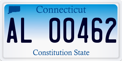 CT license plate AL00462