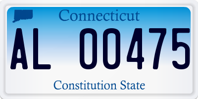 CT license plate AL00475