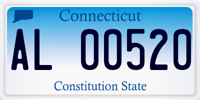 CT license plate AL00520