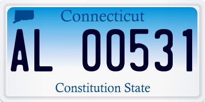 CT license plate AL00531