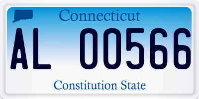 CT license plate AL00566