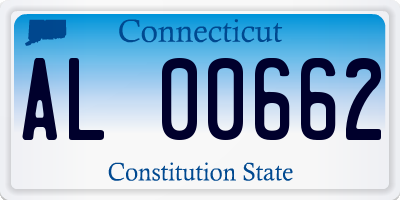 CT license plate AL00662