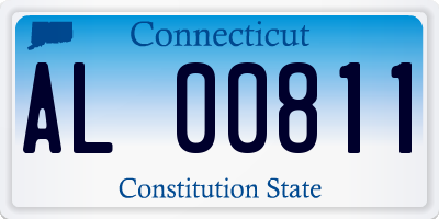CT license plate AL00811