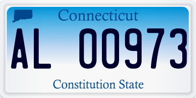 CT license plate AL00973