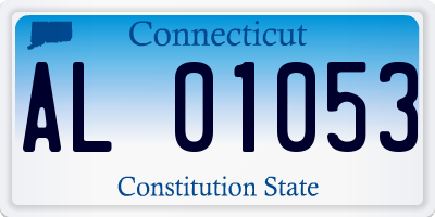 CT license plate AL01053