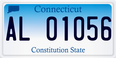 CT license plate AL01056