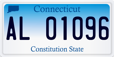 CT license plate AL01096