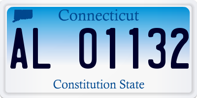 CT license plate AL01132