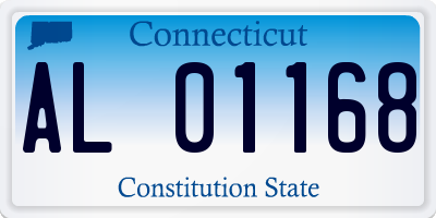 CT license plate AL01168