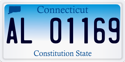 CT license plate AL01169