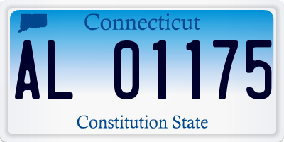 CT license plate AL01175