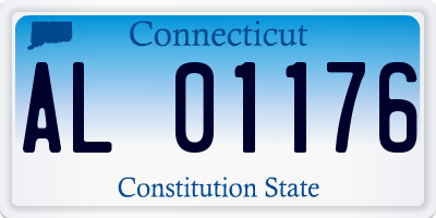 CT license plate AL01176