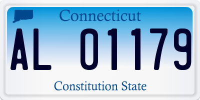 CT license plate AL01179