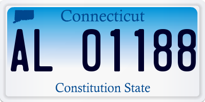 CT license plate AL01188