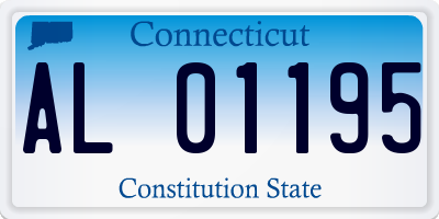 CT license plate AL01195