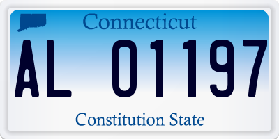 CT license plate AL01197