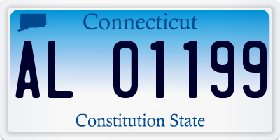 CT license plate AL01199