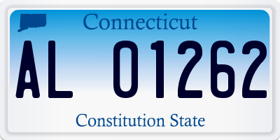 CT license plate AL01262